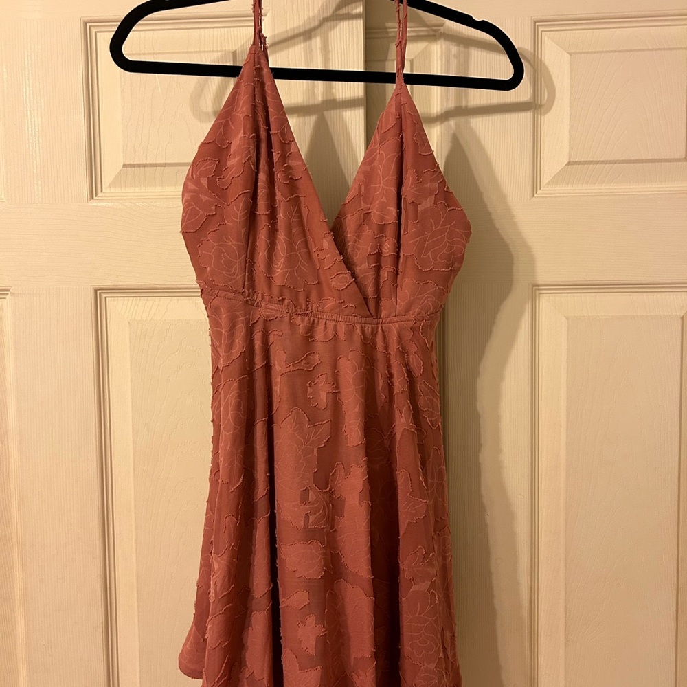 Lulus Days of Beauty Rose Pink Dress